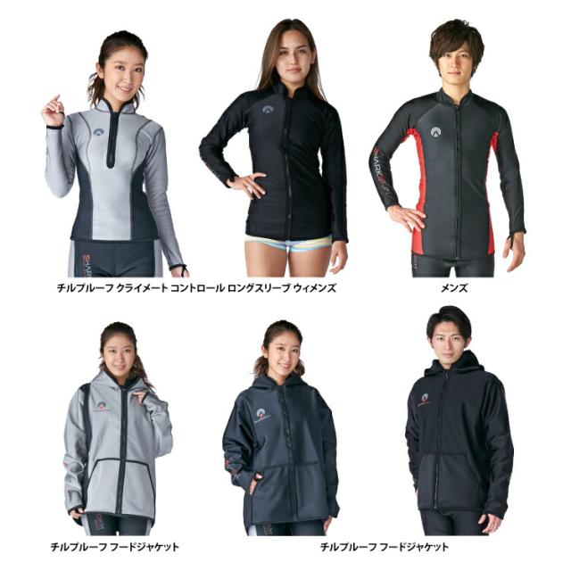 [ SHARKSKIN ] シャークスキン フードベスト フルジップ Chillproof Sleeveless Vest With Hood Fullzip 防寒 ダイビング 防寒インナー防風 ウィメンズ_18