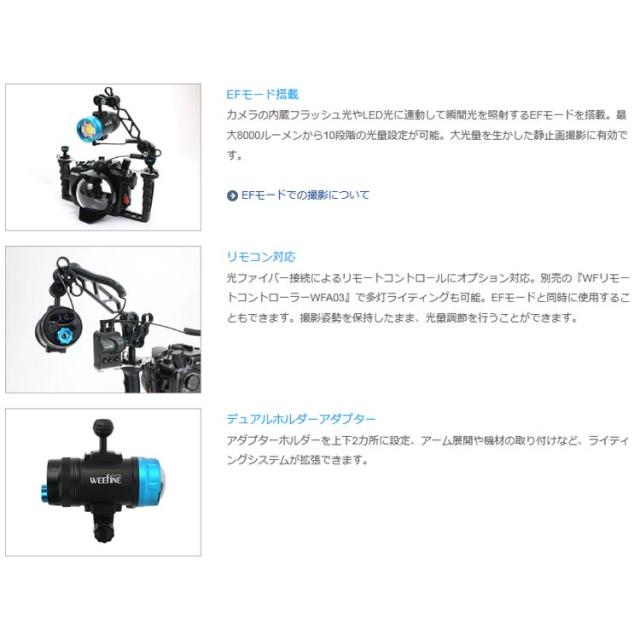 [ フィッシュアイ ] WF Solar Flare 7000S #090405 weefine 水中ライト_2