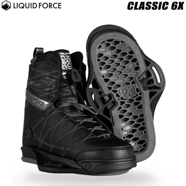 [ Liquid Force ] リキッドフォース　2024年モデル CLASSIC 6X クラシック ウエイクボード用ビンディング ウェイク用ブーツ Wake Board Binding