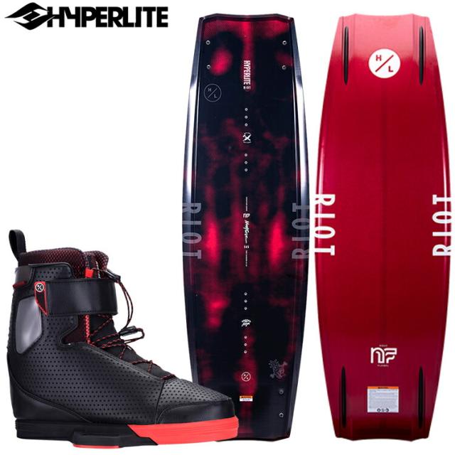 [ HYPERLITE ] ハイパーライト　RIOT ウエイクセット RIOT ウェイクボード ブーツ ビンディング Board Boots Binding 板 163,350円