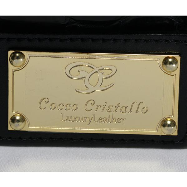 コッコ・クリスターロ　2Wayバッグ 日本爬虫類皮革産業協会（JRA）認定 クロコレザー 中古 COCCO CRISTALLO_10