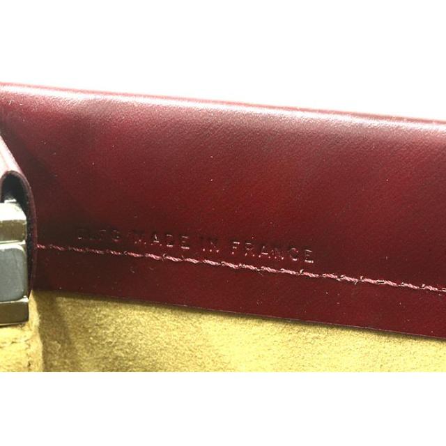 カルティエ トリニティ ハンドバッグ トートバッグ /スリーカラーハンドル ボルドーカラーレザー Cartier_10
