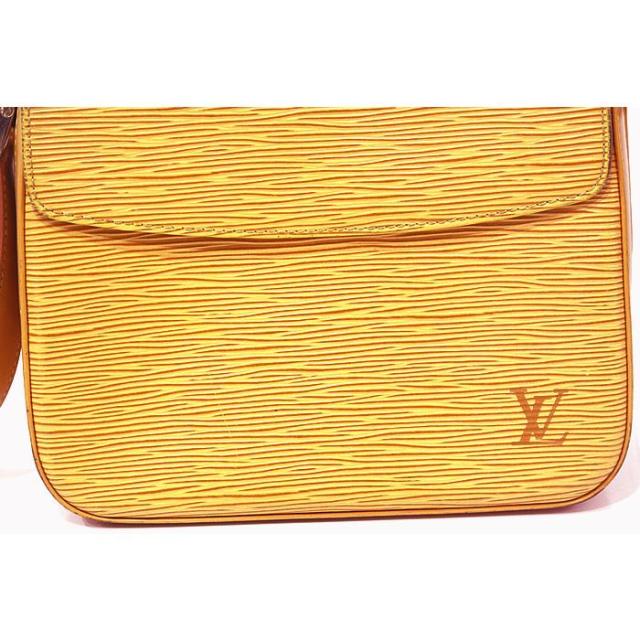 ルイ・ヴィトン エピ ビュシ ショルダーバッグ M52209 タッシリイエロー ゴールド金具 中古 LOUIS VUITTON_5