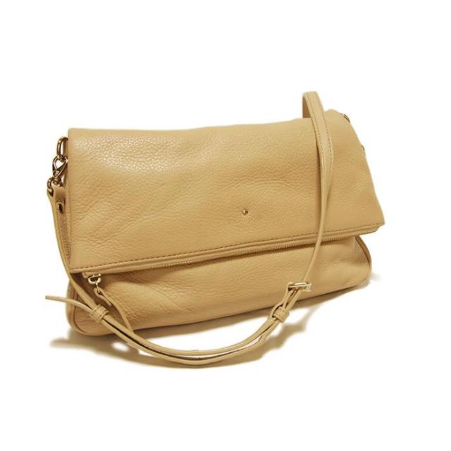 ケイト・スペード レザー クロスボディバッグ ベージュ 024-982027 中古 kate spade