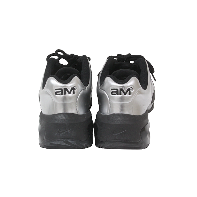 美品 US7.5 約24.5cm　NIKE ナイキ ウィメンズ エアマックス ミューズ スニーカー WMNS AIR MAX MUSE BLACK/METALLIC SILVER シルバー レディース FV1920-001 中古_5