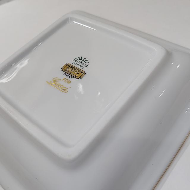 Vintage グッチ リチャードジノリ フローラ 花柄 アッシュトレイ Vintage グッチ リチャードジノリ フローラ 花柄 アッシュトレイ