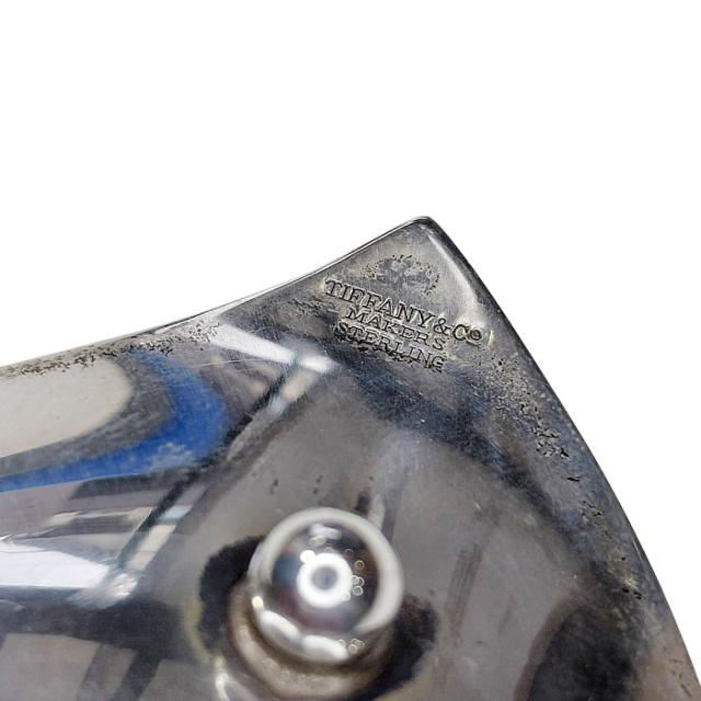 ティファニーリーフ型 シルバートレー MAKERS（メイカーズ）刻印 アクセサリートレー 脚付きリーフ型トレー 中古 TIFFANY&amp;Co MAKERS STERLING_6