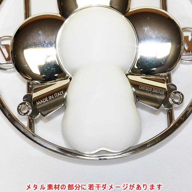 美品　ルイ・ヴィトン デコレーション ヴィヴィエンヌ スウィングチャーム GI0303 クリスマス モノグラム シルバーカラー/メタル素材　中古　LOUIS VUITTON_8