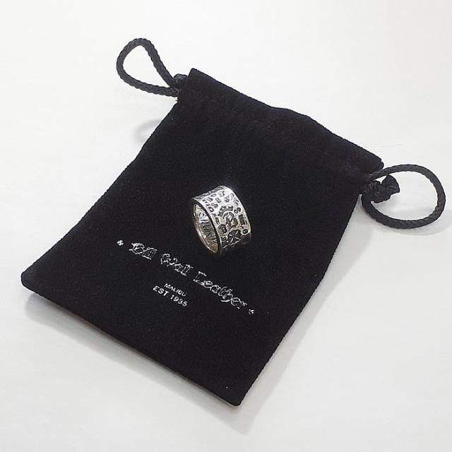 約18号　ビルウォールレザーエグゼクティブグラフィティバンドリング シルバーリング 中古 silver Bill Wall Leather Executive Graffiti Band Ring_5