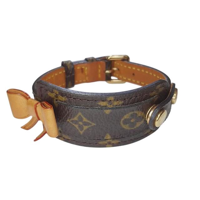 ルイ・ヴィトン モノグラム ブラスレ ポルト アドレス ブレスレット M92577 バングル 中古　LOUIS VUITTON