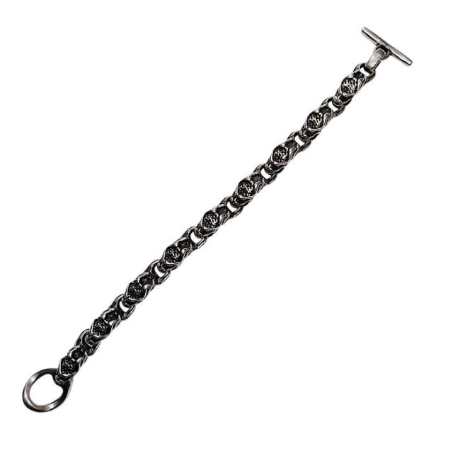 ビルウォールレザー ドラゴン ブレスレット B539 シルバー 中古 silver Bill Wall Leather  dragon bracelet ギャラ付き_3