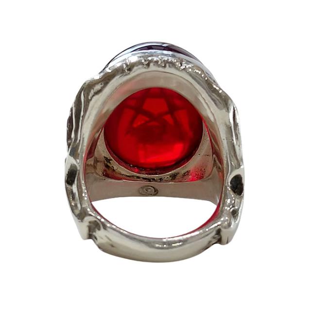 約9号 アレックスストリーター エンジェルハート リング 東京レッド シルバーリング ALR371 中古 Alex Streeter ANGEL HEART TOKYORED silverring