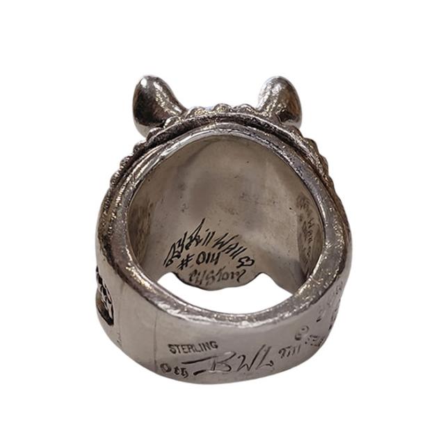 約23号 ビルウォールレザー 30周年記念 ライノリング リノリング R423 中古 シルバーリング サイ 犀 silver Bill Wall Leather 30th Anniversary Rhino RING 約23号 ビルウォールレザー 30周年記念 ライノリング リノリング R423 中古 シルバーリング サイ 犀 silver Bill Wall Leather 30th Anniversary Rhino RING