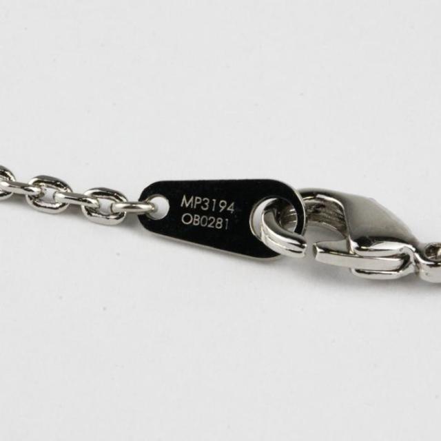 美品　ルイ・ヴィトン ヴィヴィエンヌ メタル製 ネックレス MP3194 ロゴマークデザイン ペンダントネックレス ダークブルー/シルバーカラー　中古　LOUIS VUITTON_7