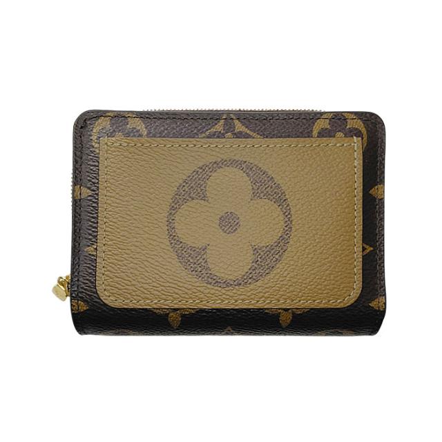 ルイ・ヴィトン ポルトフォイユ･ルー モノグラム･リバース M81461 ミディアムウォレット 中古　LOUIS VUITTON