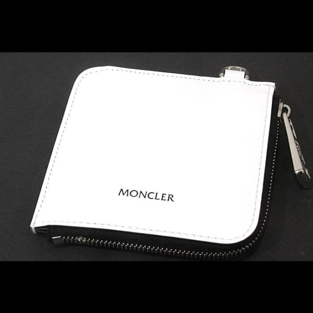 未使用 美品 モンクレール カートゥーン フラット ウォレット コミックラベルストラップ付ウォレット CARTOON FLAT WALLET F07 ホワイト 6C00002 M3188 MONCLER_6