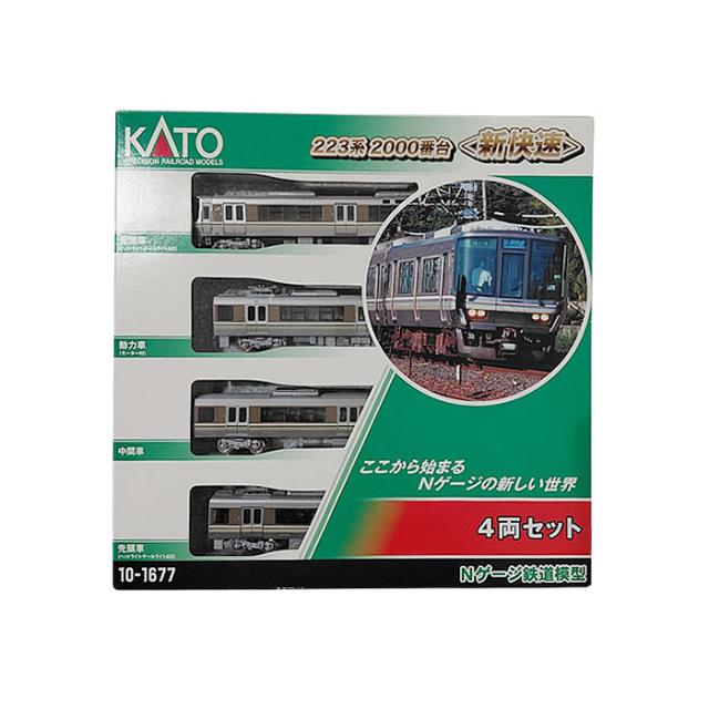 Nゲージ KATO(カトー) 10-1440 と 10-1677 セット販売 合計8両 中古 / 225系100番台「新快速」4両セット （動力車付き）/ 223系2000番台「新快速」4両セット(動力車付き)_9