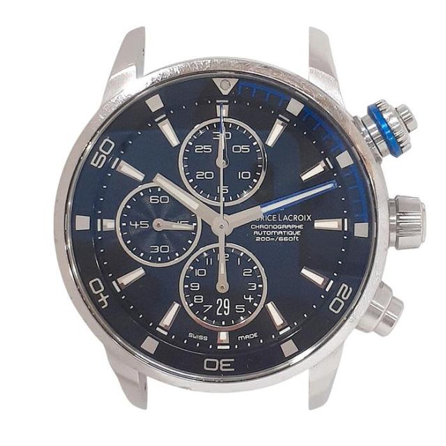 モーリスラクロア ポントス クロノグラフ PT6008 ステンテススティール SS オートマチック メンズウォッチ 中古 MAURICE LACROIX_3