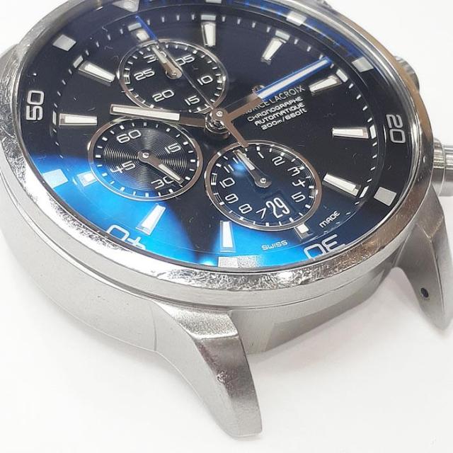 モーリスラクロア ポントス クロノグラフ PT6008 ステンテススティール SS オートマチック メンズウォッチ 中古 MAURICE LACROIX_8