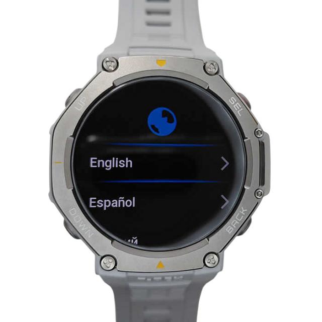 Amazfit アマズフィット T-Rex3 48mm スマートウォッチ ヘイズグレー 高性能デュアルバンドGPS オンラインマップ 1.5インチディスプレイ　中古