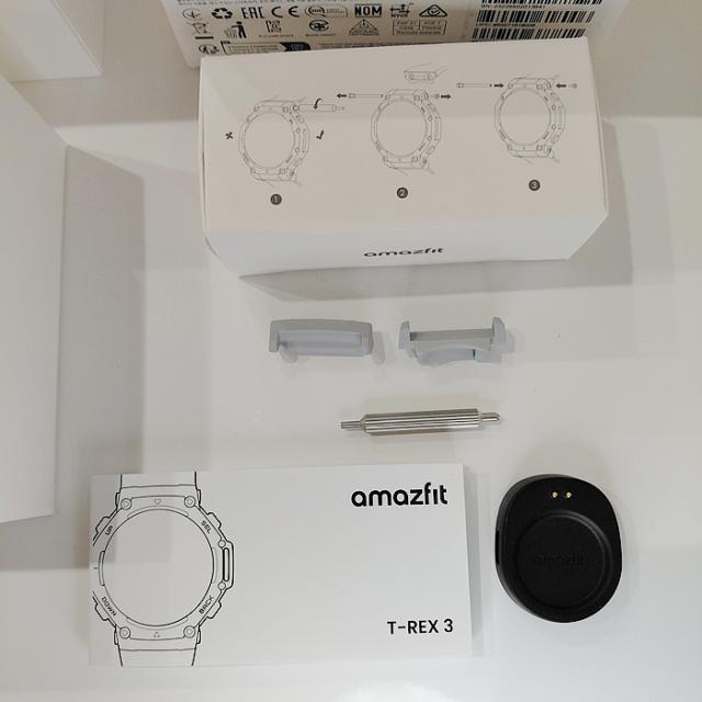 Amazfit アマズフィット T-Rex3 48mm スマートウォッチ ヘイズグレー 高性能デュアルバンドGPS オンラインマップ  1.5インチディスプレイ　中古_9