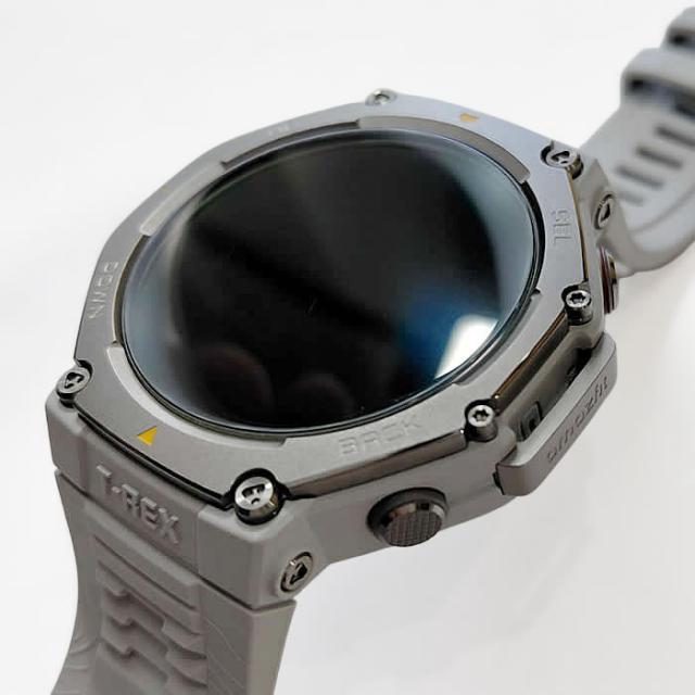 Amazfit アマズフィット T-Rex3 48mm スマートウォッチ ヘイズグレー 高性能デュアルバンドGPS オンラインマップ  1.5インチディスプレイ　中古_3