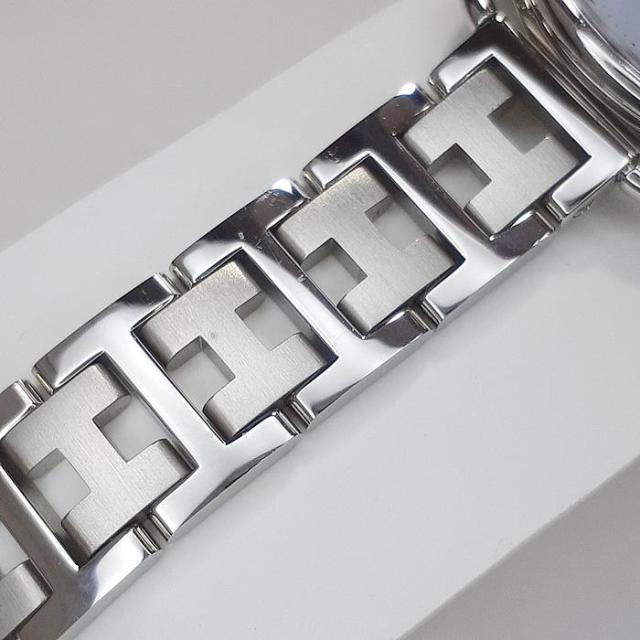エルメス アルソー AR3.210 ステン 25mmケース クォーツ ウォッチ ホワイト文字盤 中古 HERMES レディース 男女兼用 ユニセックス_13