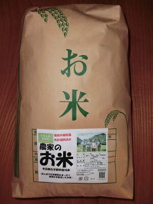【発送中】農家の玄米（本田）10ｋｇ×1袋★送料無料（沖縄除く）数量限定・色彩選別済・本田無化学肥料栽培
