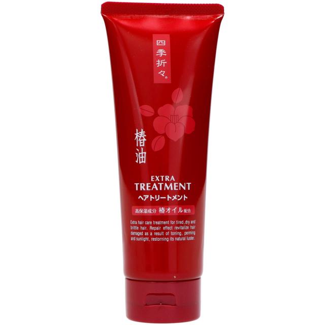 【送料込・まとめ買い×36個セット】熊野油脂 四季折々 椿油 エクストラ ヘアトリートメント 230g