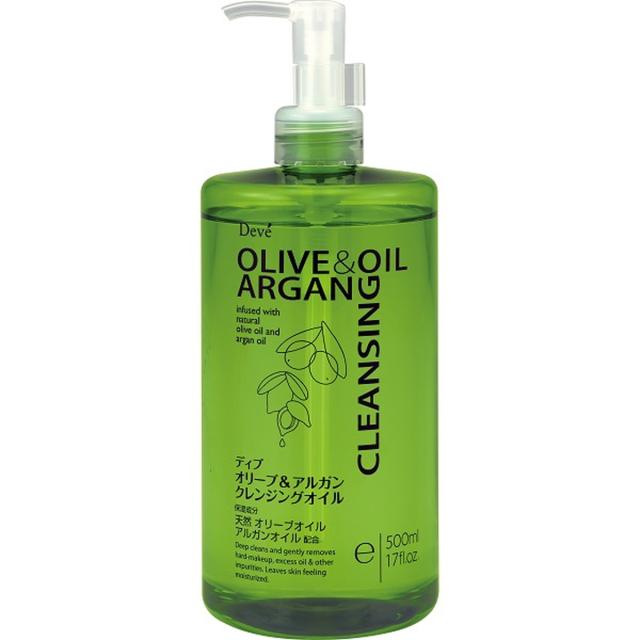 【送料込・まとめ買い×10個セット】熊野油脂 ディブ オリーブ&amp;アルガン クレンジングオイル 500ml