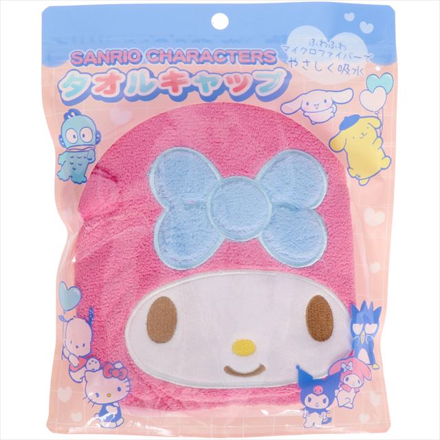 【送料込・まとめ買い×10個セット】サンタン タオルキャップ2 マイメロディ