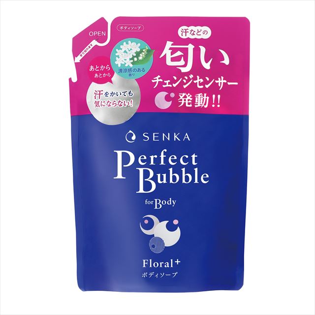 【送料込・まとめ買い×18個セット】ファイントゥデイ 専科 パーフェクトバブル フローラルプラスの香り 詰替 350mL ボディソープ