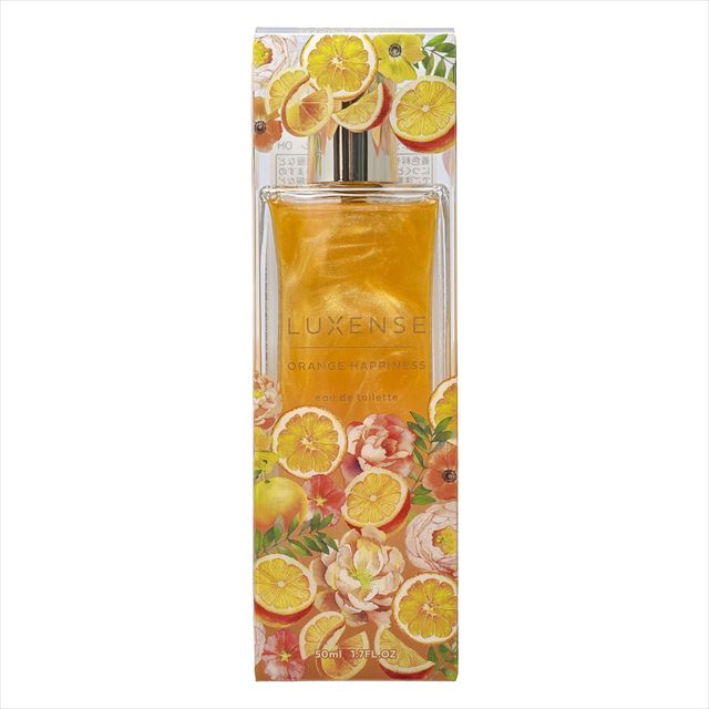 【送料込・まとめ買い×10個セット】コスメステーション ラグジェンス LUXENSE オードトワレ オレンジハピネス 50mL