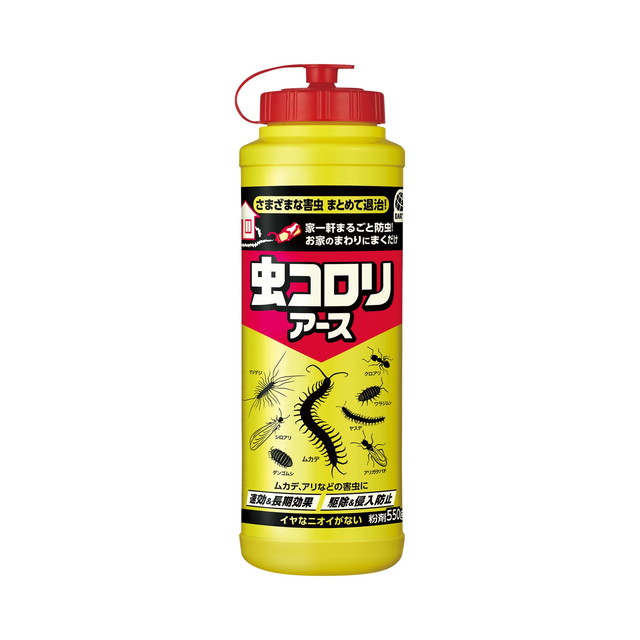 【送料込・まとめ買い×10個セット】アース 虫コロリ アース 粉剤 550g