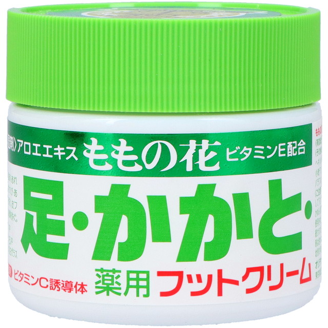 【送料込・まとめ買い×10個セット】オリヂナル ももの花 薬用 フットクリーム 70g