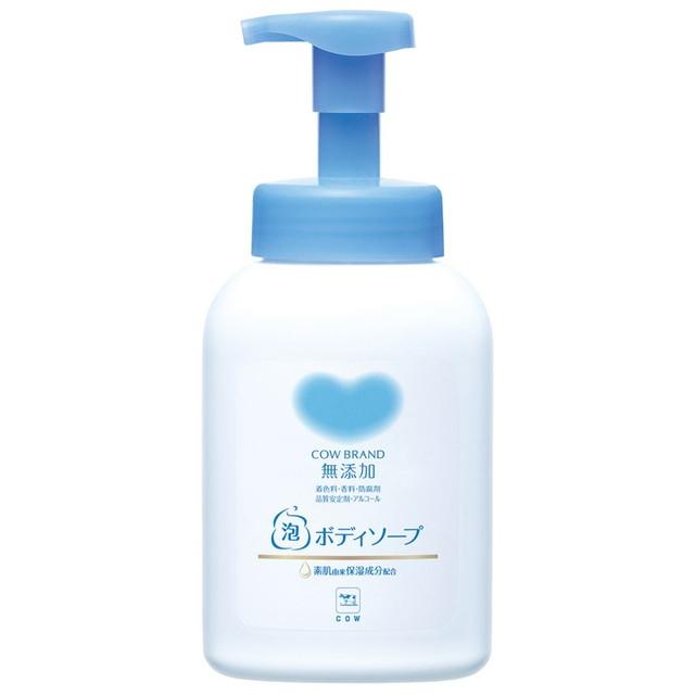 【送料込・まとめ買い×12個セット】牛乳石鹸共進社 カウブランド 無添加 泡のボディソープ ポンプ付 本体 泡タイプ 500ml