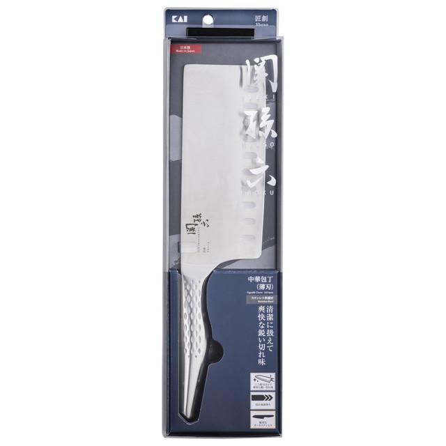 【送料込・まとめ買い×5個セット】貝印 AB5165 関孫六 匠創 中華包丁 165ミリ
