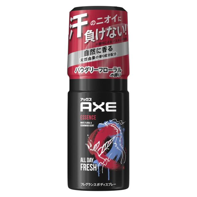 【送料込・まとめ買い×36個セット】ユニリーバ AXE アックス フレグランスボディスプレー エッセンス パウダリーフローラルの香り 60g 男性用