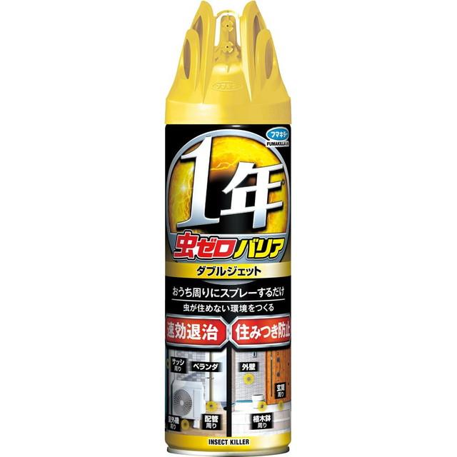 【送料込・まとめ買い×10個セット】フマキラー 虫ゼロバリア ダブルジェット 450mL