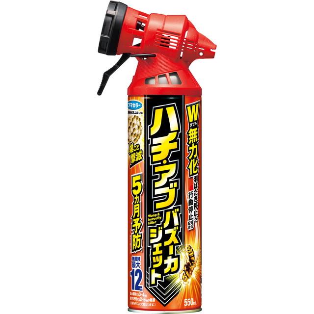 【送料込・まとめ買い×20個セット】フマキラー ハチ・アブ バズーカジェット 550mL