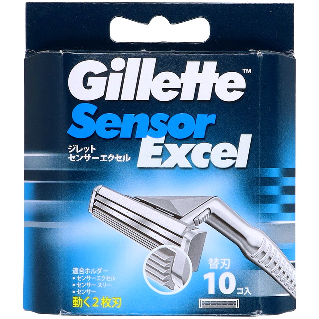 【送料込・まとめ買い×12個セット】P&G ジレット センサーエクセル 替刃(10コ入)