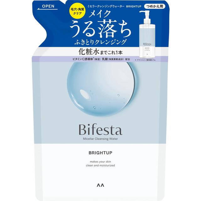 【送料込・まとめ買い×10個セット】マンダム ビフェスタ ミセラー クレンジングウォーター ブライトアップ つめかえ用 360ml