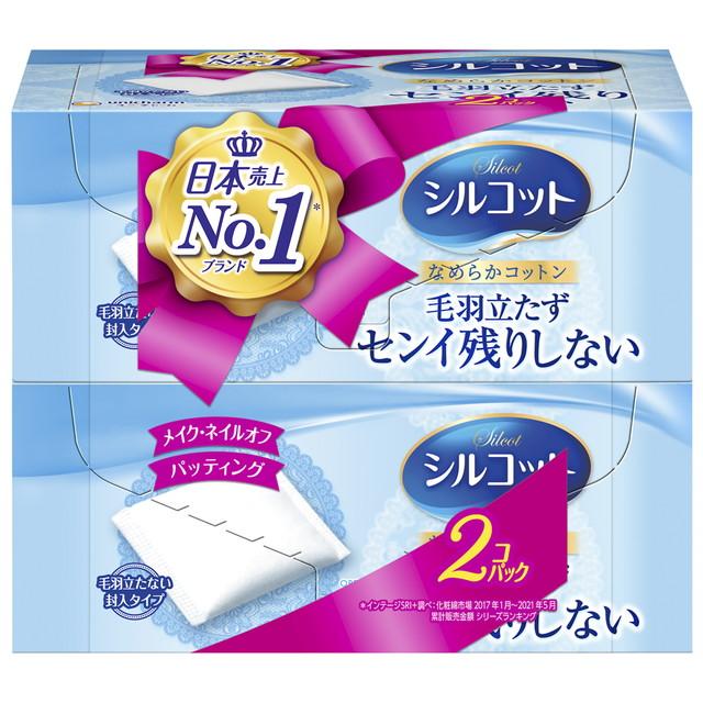 【送料込・まとめ買い×30個セット】ユニ・チャーム シルコット なめらか仕立て 82枚×2コパック 完全封入タイプ コットン