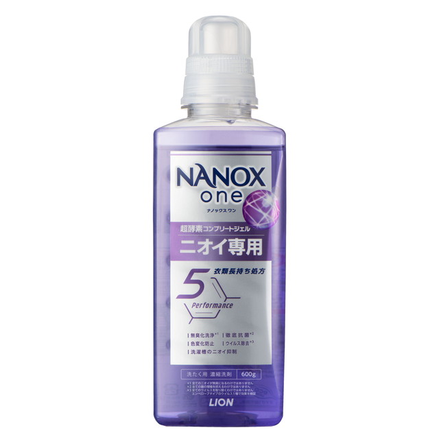 【送料込・まとめ買い×12個セット】ライオン ナノックスワン NANOX one ニオイ専用 本体 大 600g 洗濯用洗剤