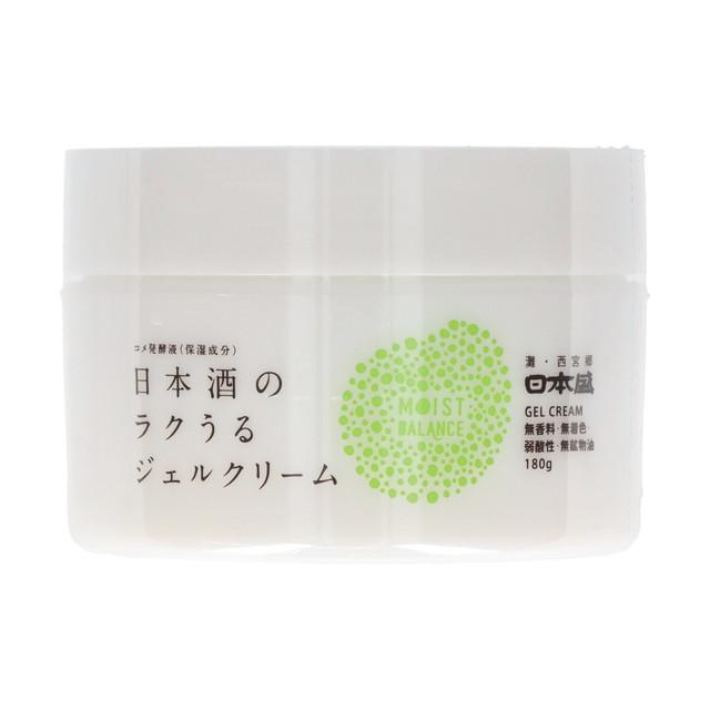 【送料込・まとめ買い×10個セット】日本盛 日本酒のラクうる ジェルクリーム 180g