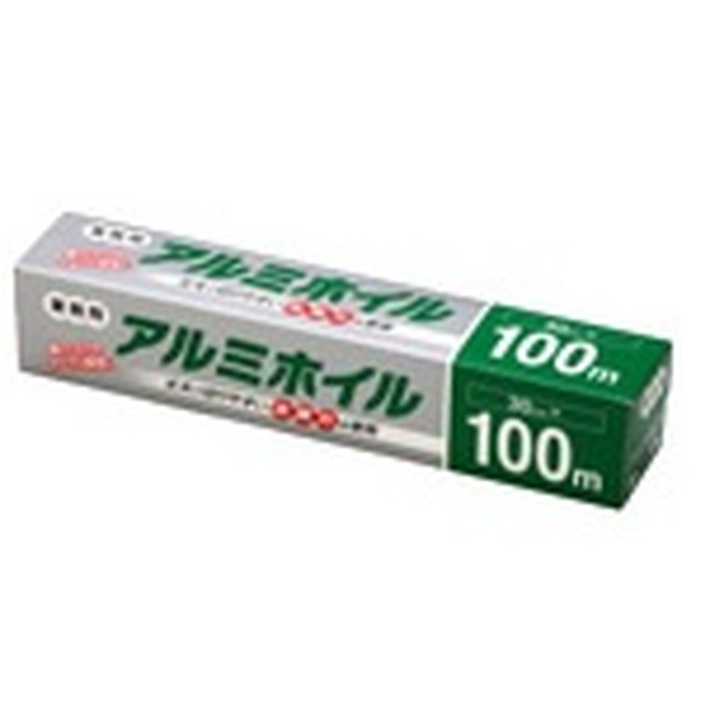 【送料込・まとめ買い×10個セット】大和物産 業務用 アルミホイル 30cm×100m