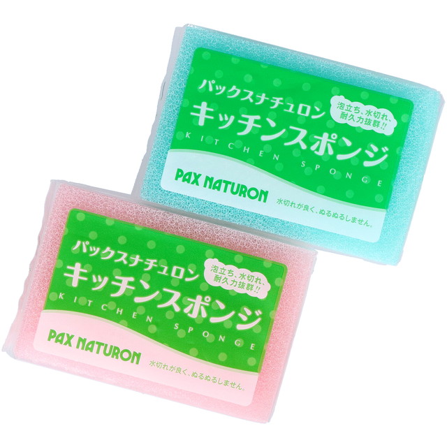【送料込・まとめ買い×40個セット】太陽油脂 パックス ナチュロン キッチンスポンジ ※色は選べません