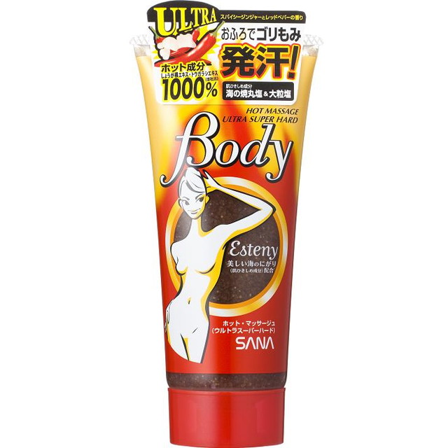 【送料込・まとめ買い×10個セット】常盤薬品 SANA サナ エステニー ホット マッサージュ ウルトラスーパーハード NA 240g