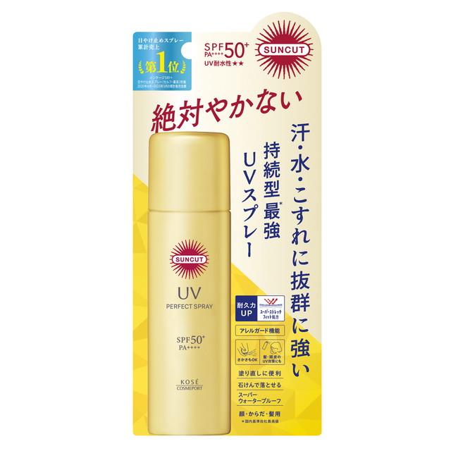 【送料込・まとめ買い×10個セット】コーセーコスメポート サンカットR パーフェクト UV スプレー 60g SPF50+ PA++++