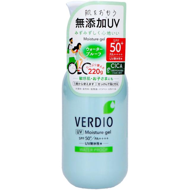 【送料込・まとめ買い×30個セット】近江兄弟社 ベルディオ UV モイスチャージェル N 220g 日焼け止め